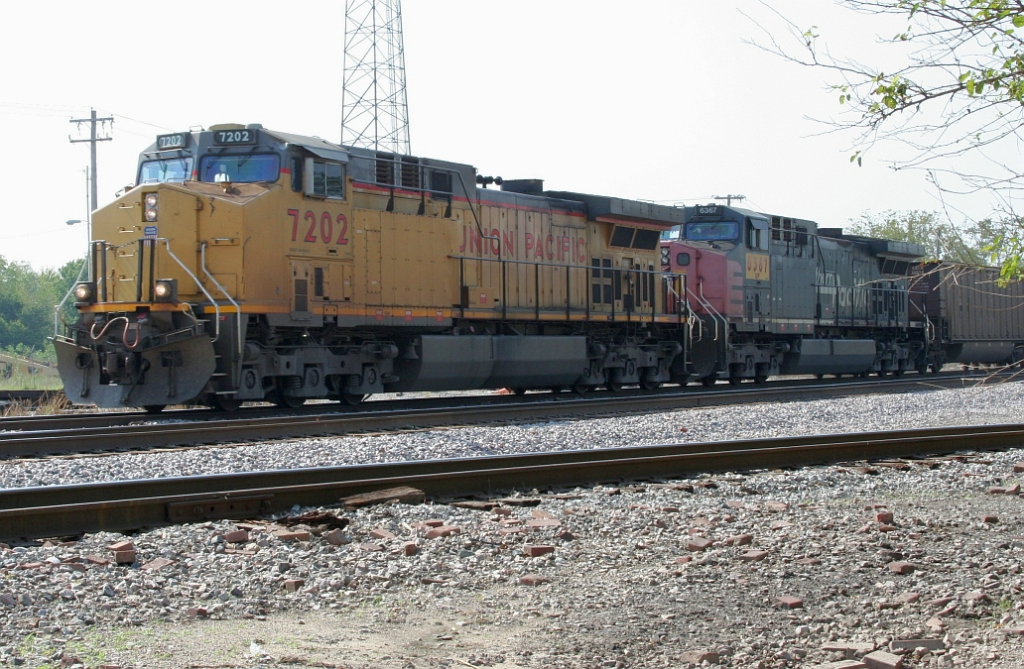 UP power for NB coal train